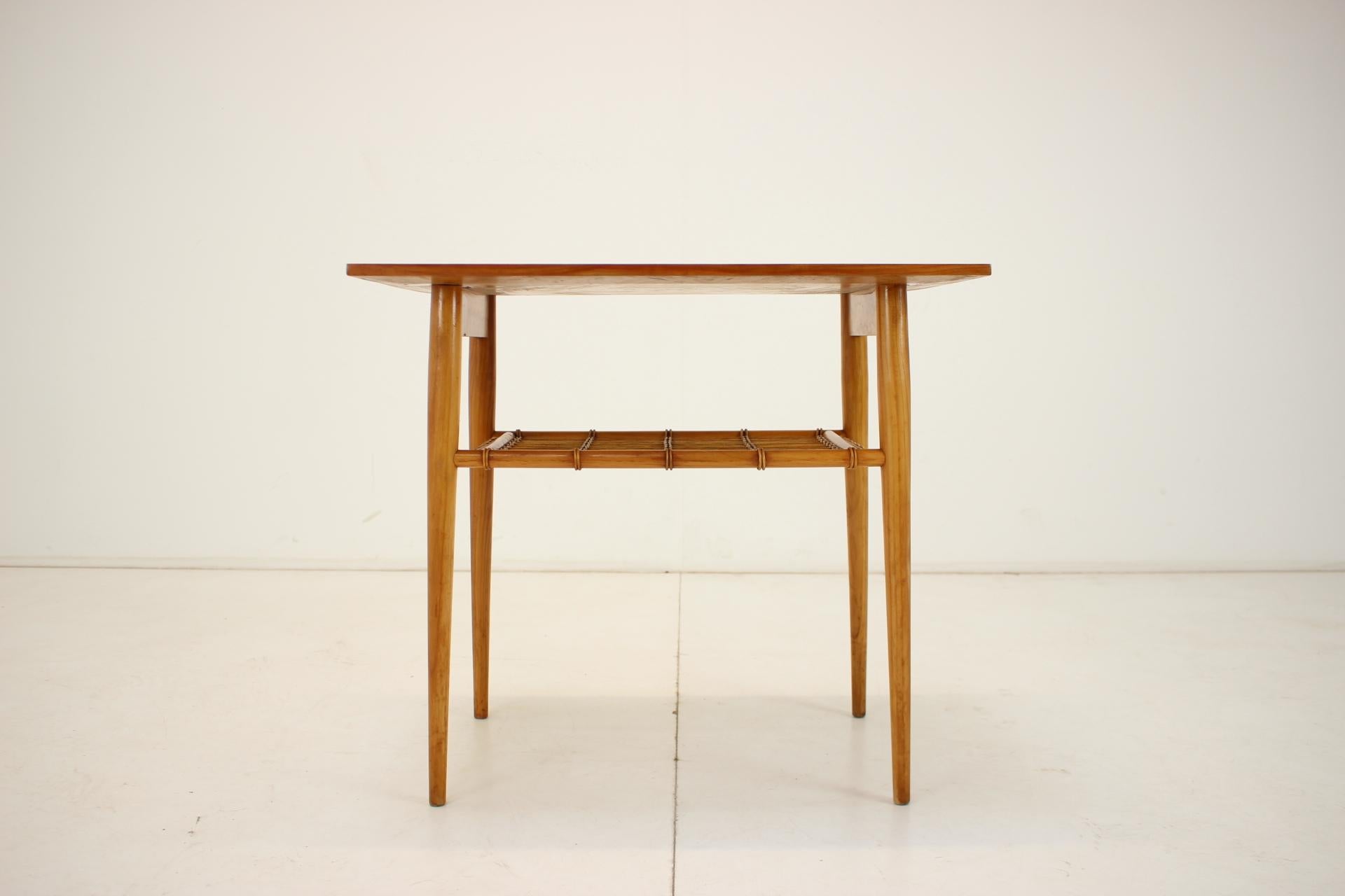 Mid-Century Solid Wood Table/ ULUV, 1960's In Good Condition For Sale In Praha, CZ