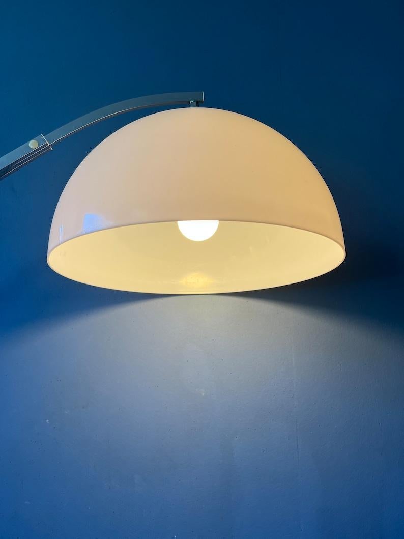Mid Century Sölken Leuchten Space Age Bogen Stehleuchte (20. Jahrhundert)