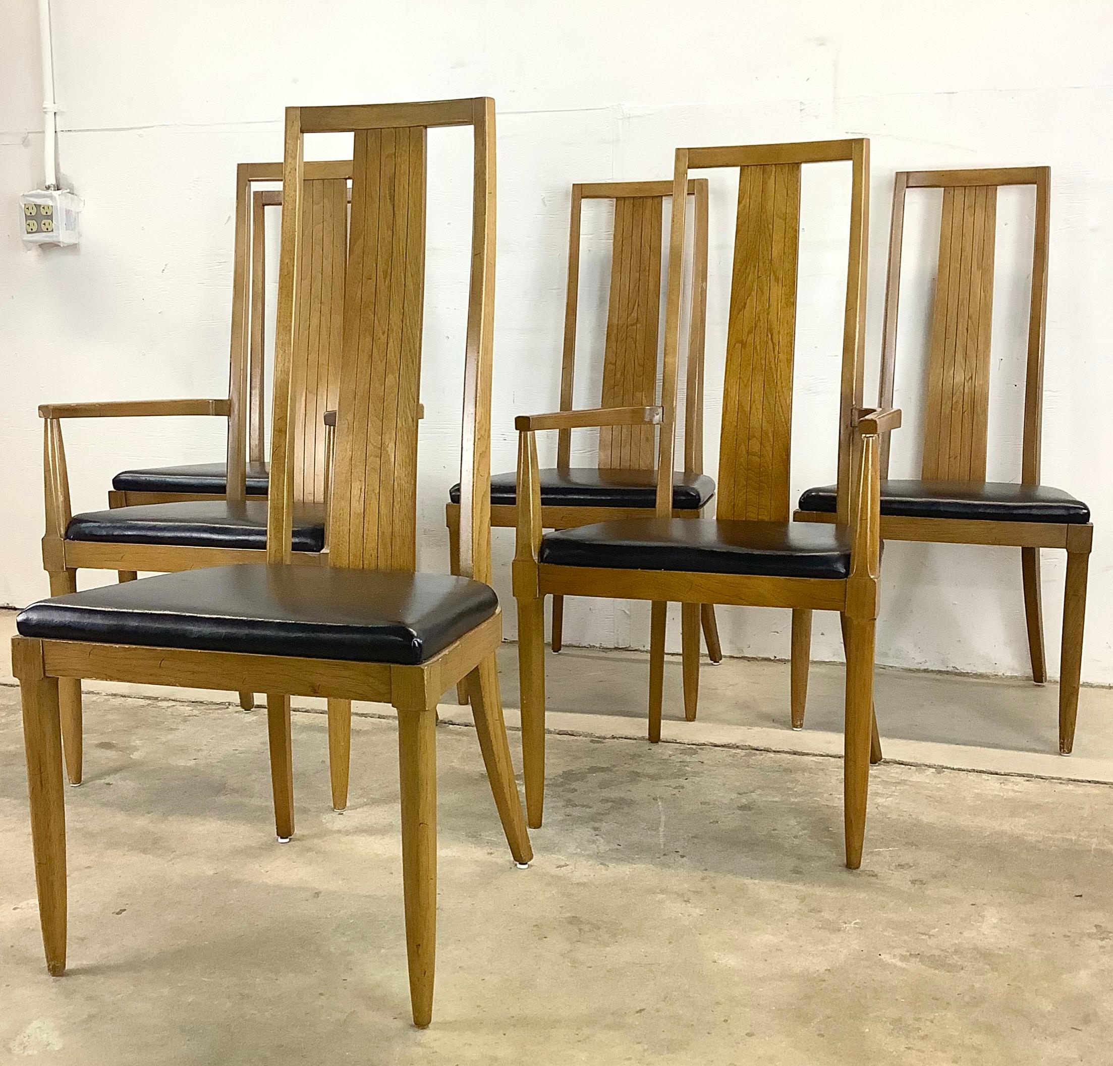 Esszimmerstühle „Sophisticate“ aus der Mitte des Jahrhunderts von Tomlinson – Sechser-Set (Moderne der Mitte des Jahrhunderts) im Angebot