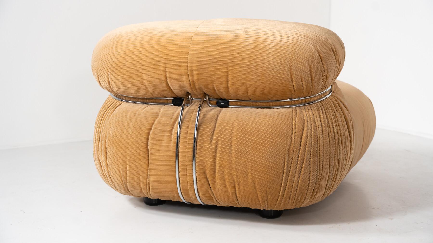 Ensemble de sièges Soriana du milieu du siècle par Tobia & Afra Scarpa pour Cassina, 1970 en vente 5