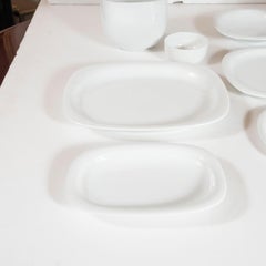 Midcentury "Soumi" Pattern Porcelain Service for 8 by Sarpaneva for Rosenthal