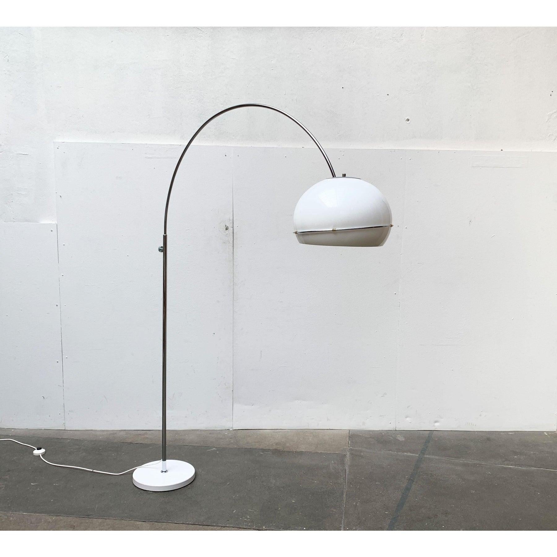Dutch Mid-Century Space Age Arc Floor Lamp from Gepo, 1960s For Sale