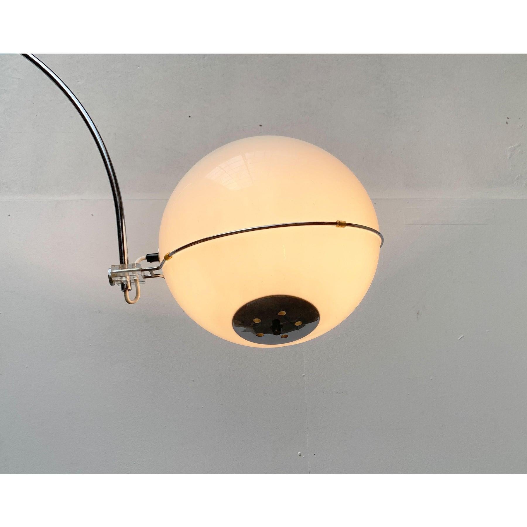 Mid-Century Space Age Arc Floor Lamp from Gepo, 1960s For Sale 1