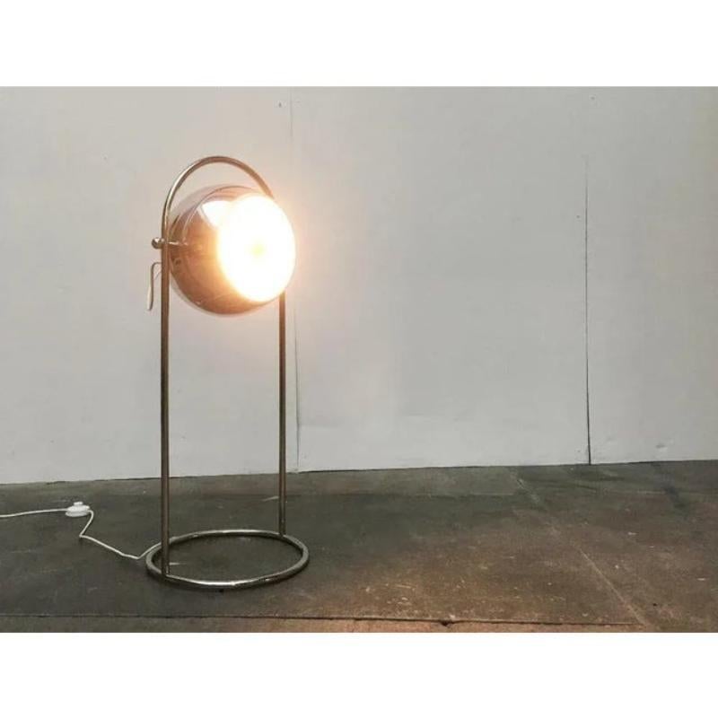 Mid-Century moderno Lampada da terra a sfera di metà secolo, A Space Ball, anni '60 in vendita