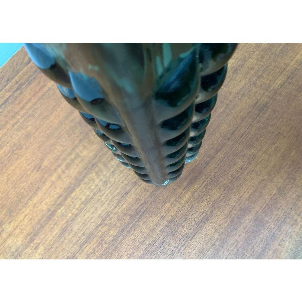 Mid-Century Space Age Brutalist Block Bubble Glass Vase by Horst Tüselmann 1960s For Sale 7