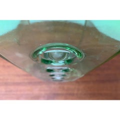 Mid-Century Space Age Brutalist Glass Block Vase, 1960s