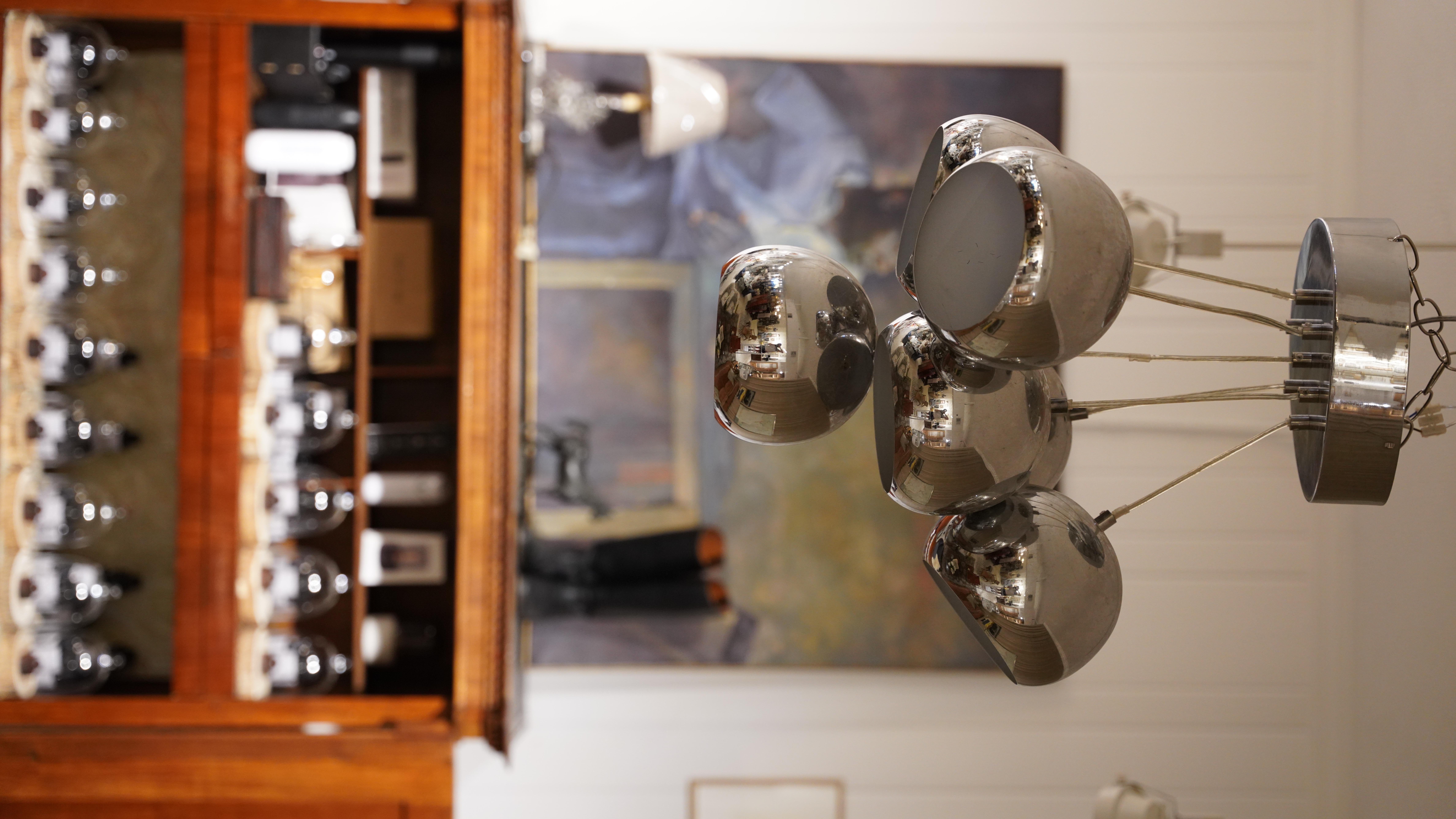 Mid-Century Space Age Bubble Cluster Pendant In Good Condition For Sale In North Charleston, SC