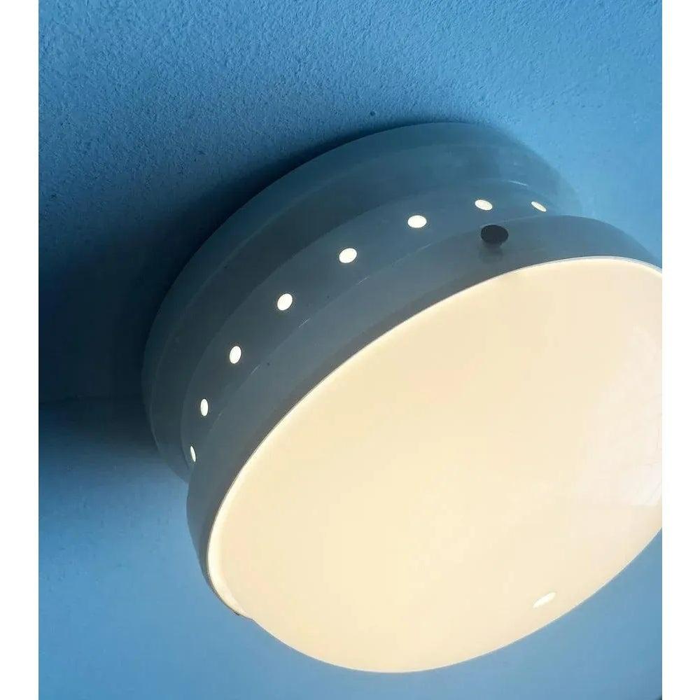 Metal Mid-Century Space Age Ceiling Lamp by Gianemilio, Pietro & Anna Monti, 1950s For Sale