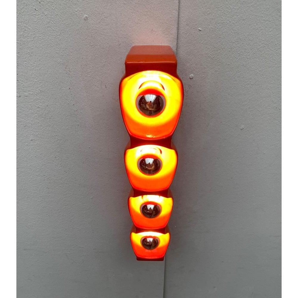 Lampada da parete in ceramica A Space AGE di metà secolo, anni '60 in vendita 5