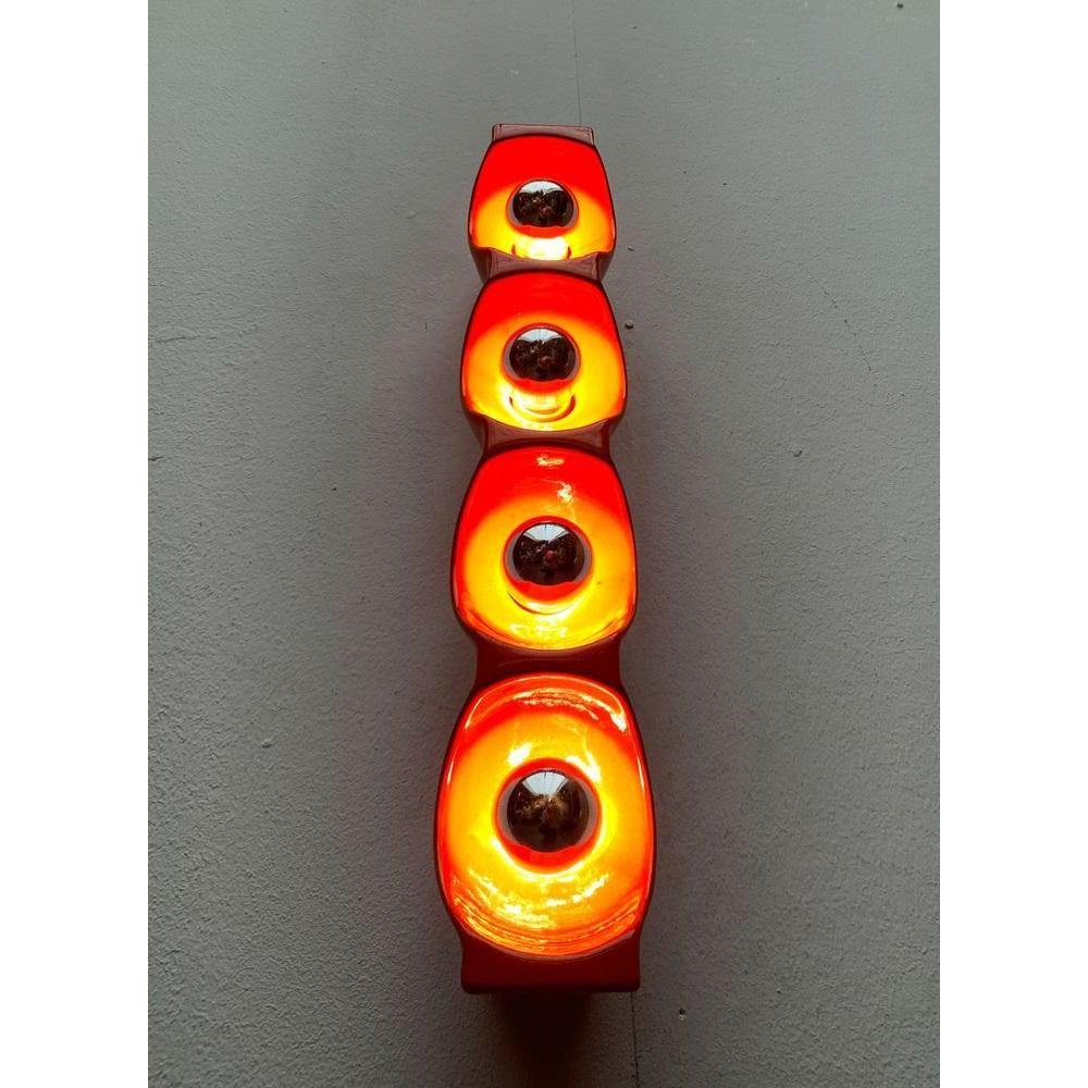 Lampada da parete in ceramica A Space AGE di metà secolo, anni '60 in vendita 2