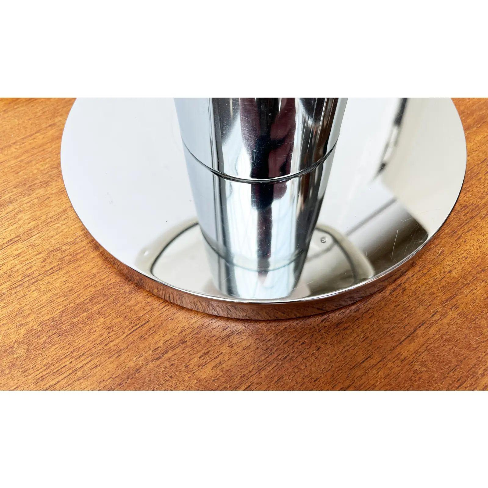 Lampe de table ou lampadaire Space A Space Chrome et verre, années 1960 Excellent état - En vente à Hamburg, DE