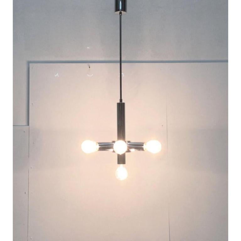 Lampada da soffitto in cromo Space AGE di metà secolo In condizioni buone in vendita a Hamburg, DE