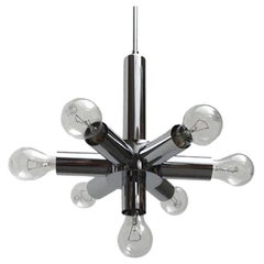 Plafonnier Space and Chrome Mid-Century