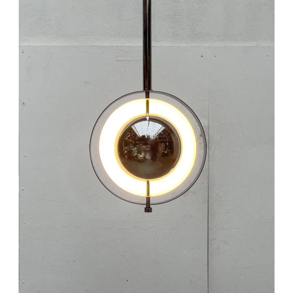 Lampada da soffitto The Eclipse Chrome di metà secolo, anni '60 in vendita 5