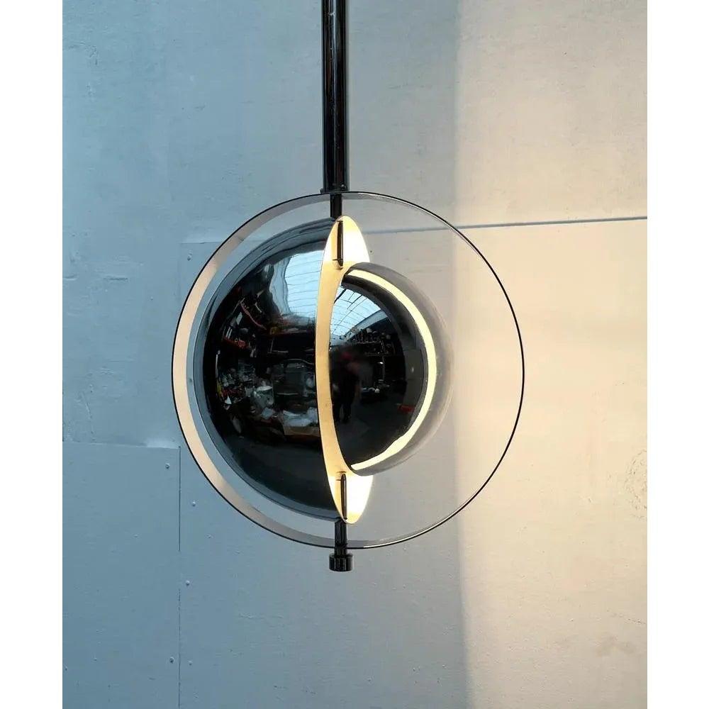 Lampada da soffitto The Eclipse Chrome di metà secolo, anni '60 in vendita 6