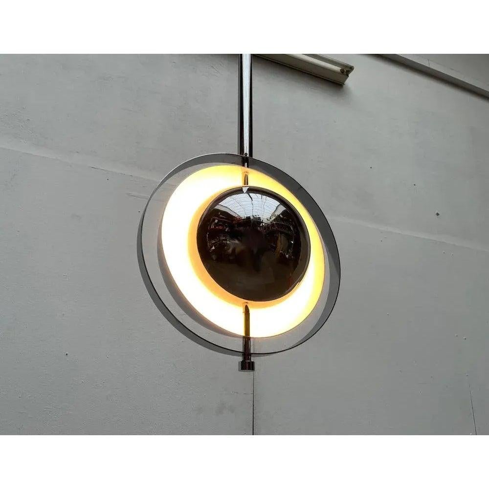 Lampada da soffitto The Eclipse Chrome di metà secolo, anni '60 In condizioni ottime in vendita a Hamburg, DE