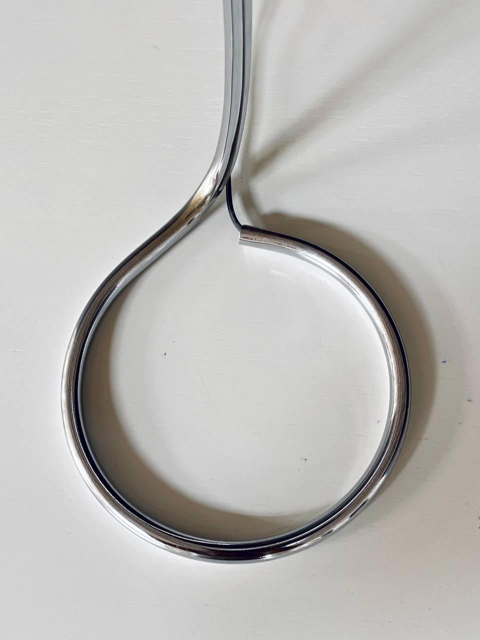 Lampe de bureau Space and AGE Chrome Eyeball avec base Looping en vente 3
