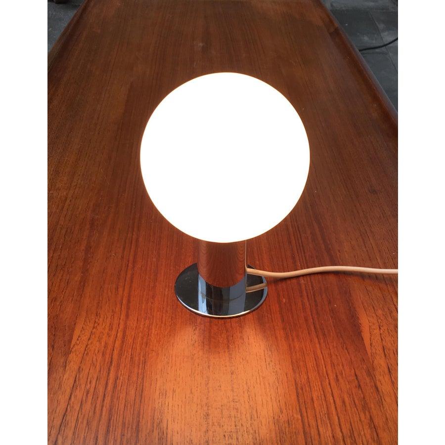 Lampe de table Space and Chrome et verre du milieu du siècle dernier en vente 4