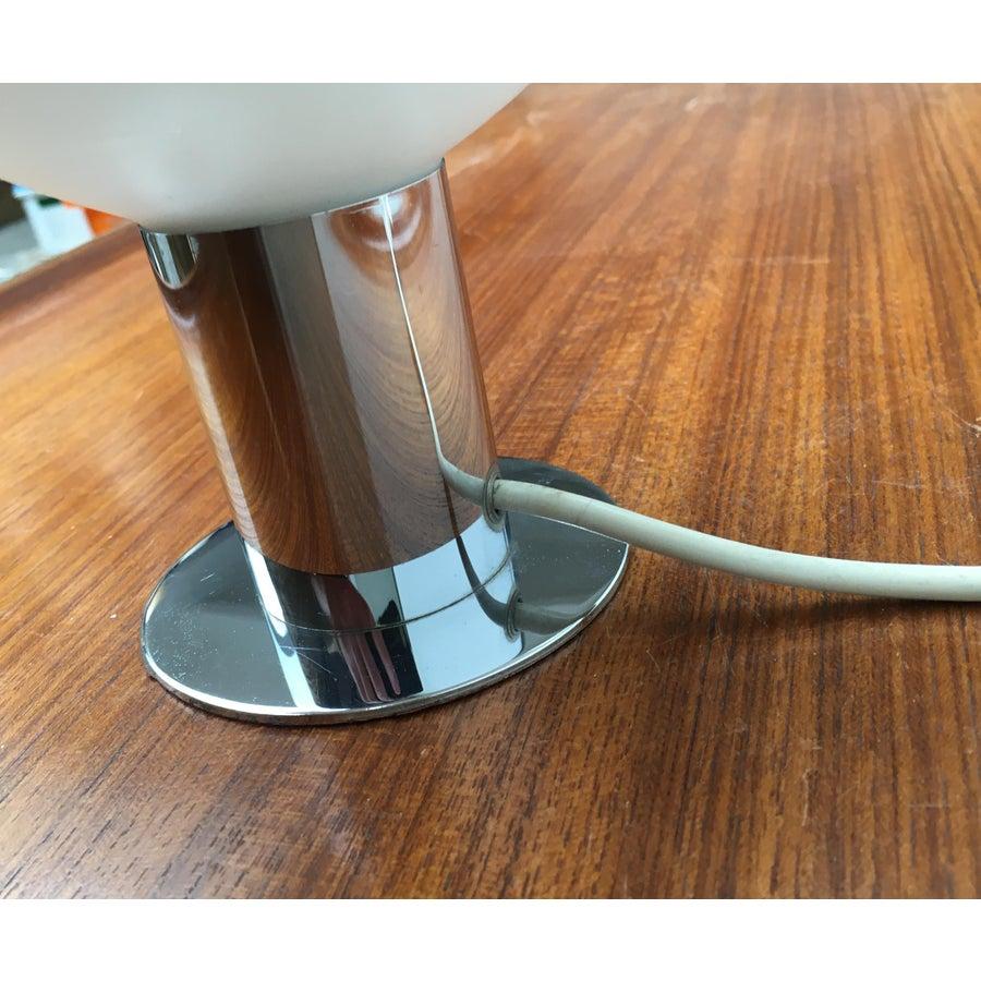 Lampe de table Space and Chrome et verre du milieu du siècle dernier Bon état - En vente à Hamburg, DE