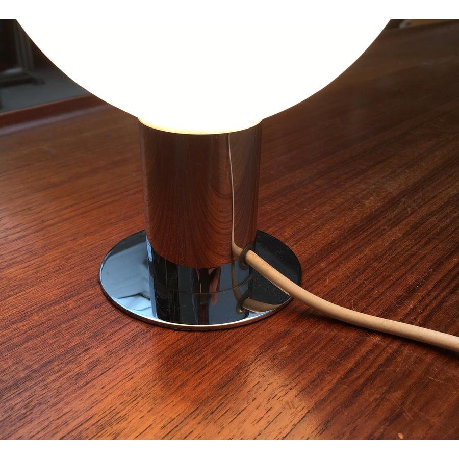 Lampe de table Space and Chrome et verre du milieu du siècle dernier en vente 3