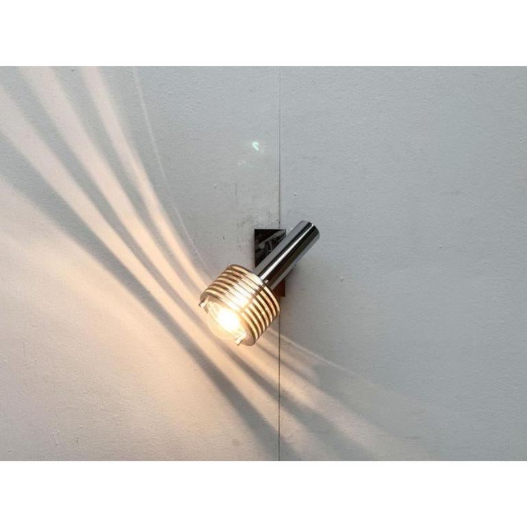 Lampada da parete in cromo Space AGE, 1960 In condizioni ottime in vendita a Hamburg, DE
