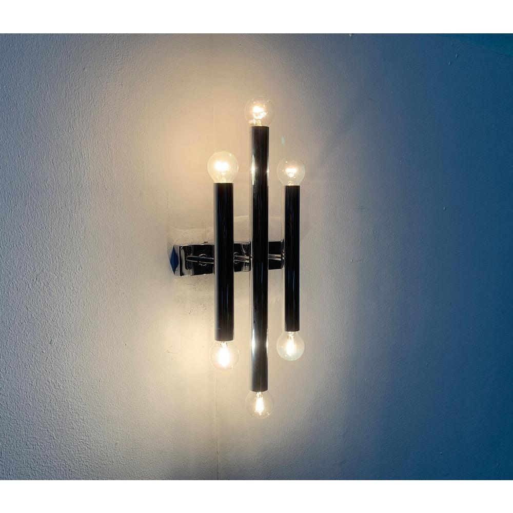 Lampada da parete cromata Space AGE di metà secolo in vendita 5