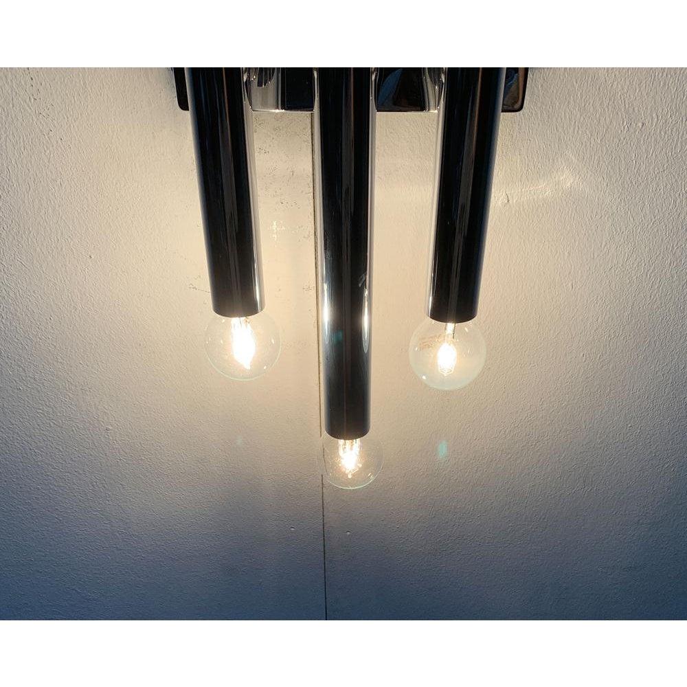 Lampada da parete cromata Space AGE di metà secolo in vendita 1