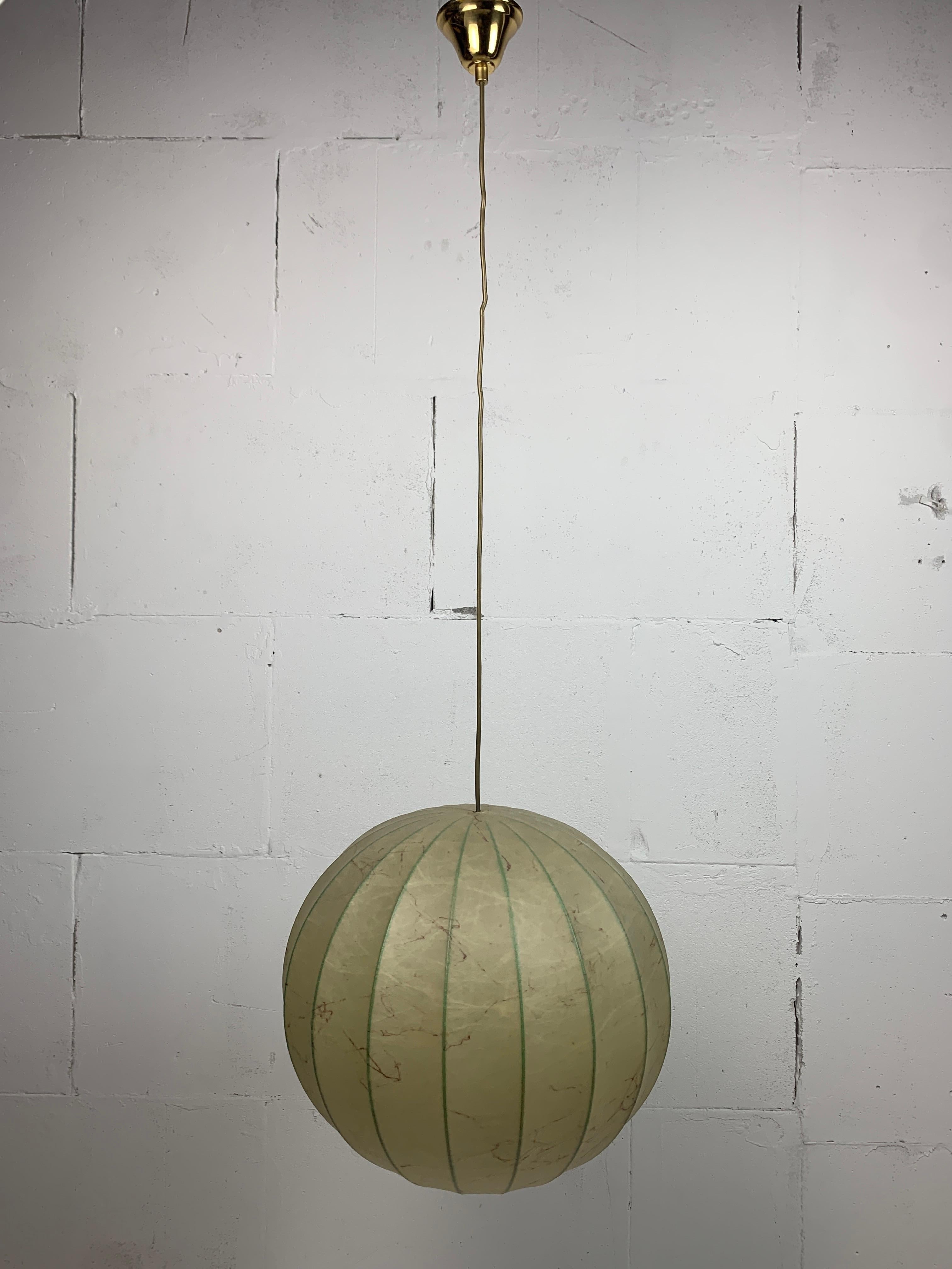 Lampada a sospensione Cocoon di metà secolo A Space AGE, 1960 in vendita 8