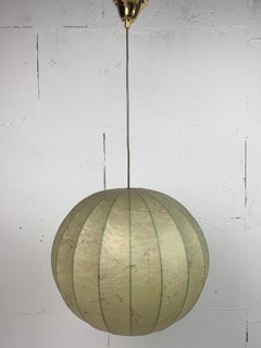 Mid-Century Space Age Cocoon Hanging Pendant Lamp, 1960s