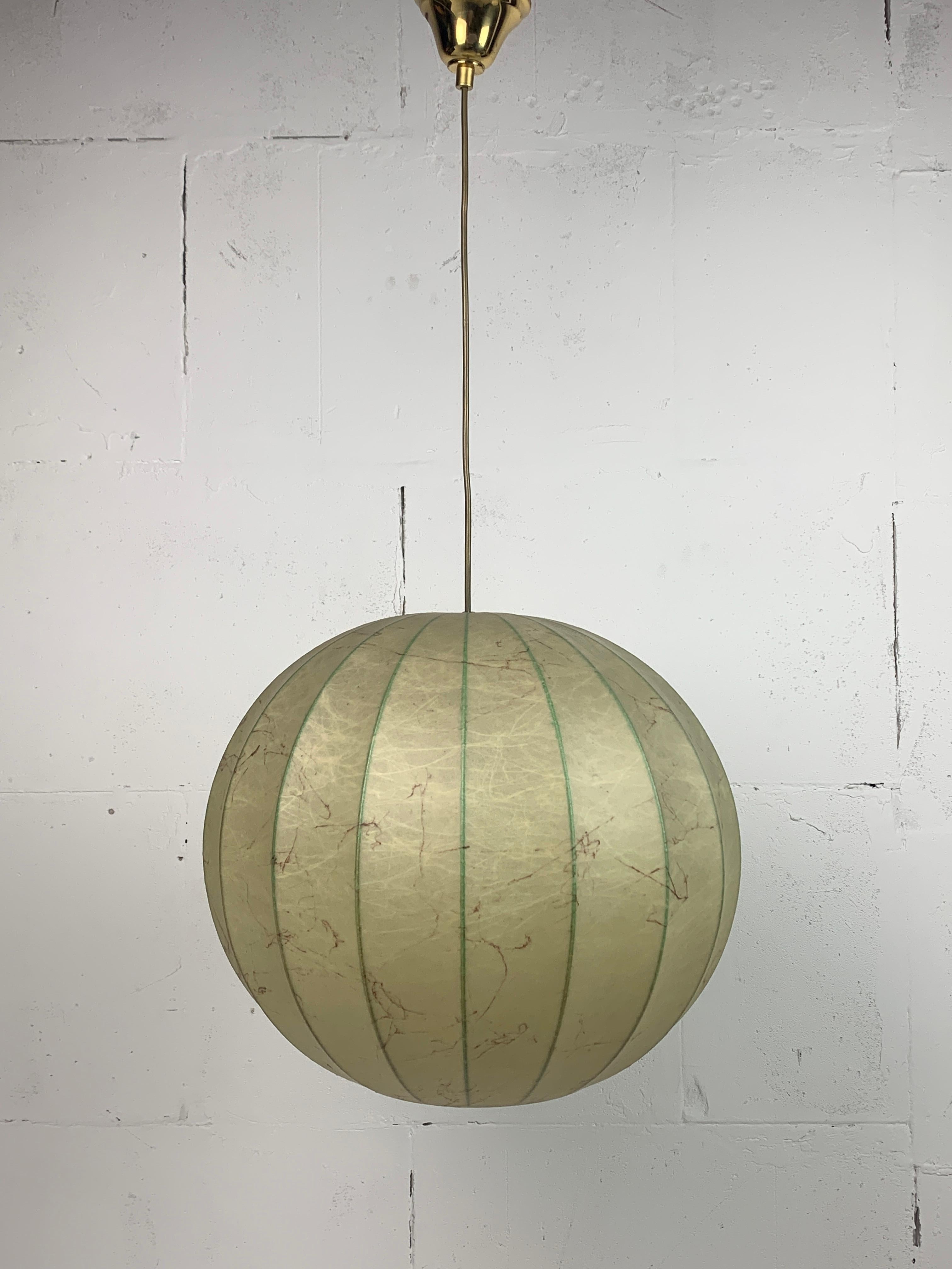 Tedesco Lampada a sospensione Cocoon di metà secolo A Space AGE, 1960 in vendita