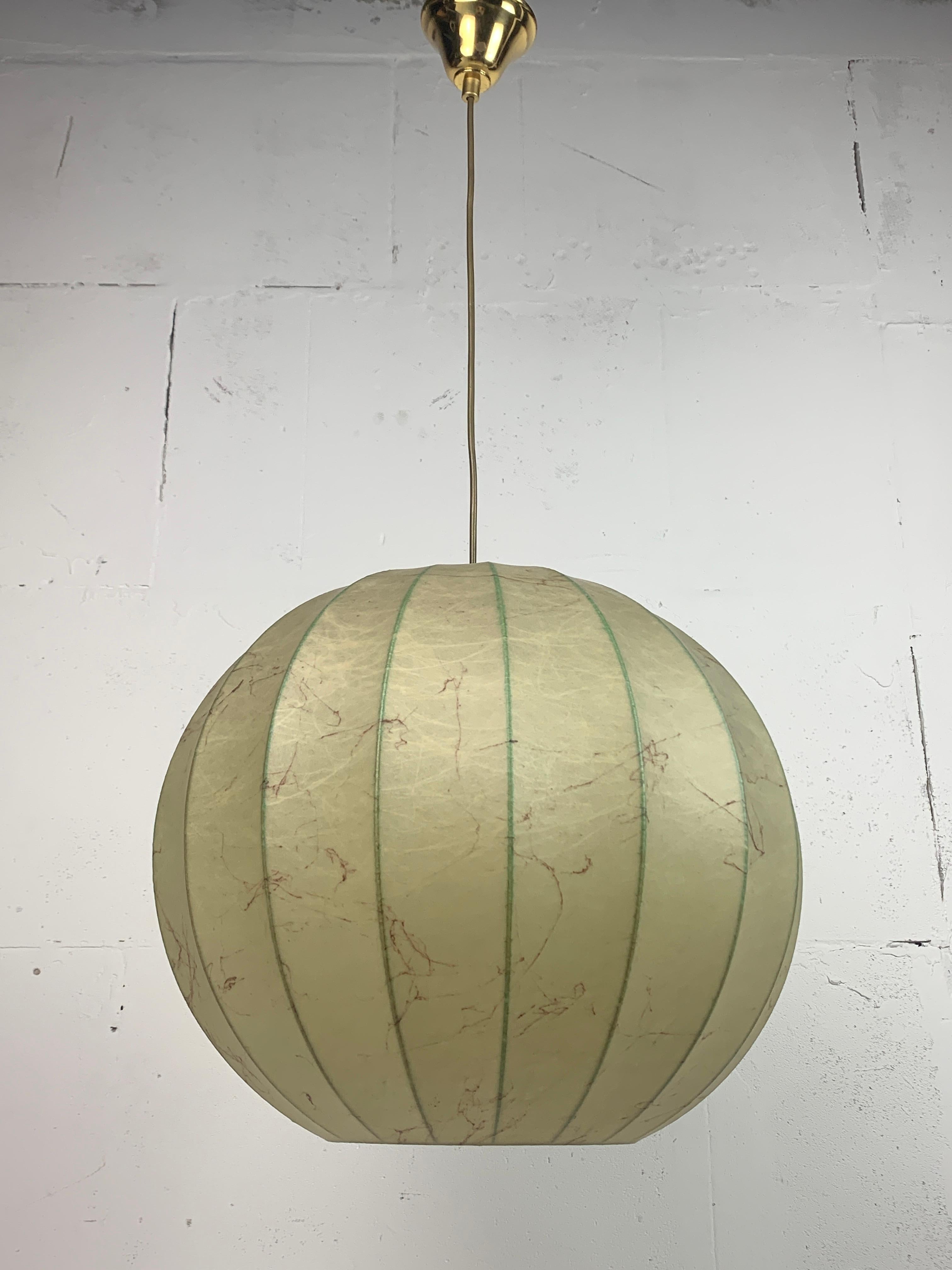 Lampada a sospensione Cocoon di metà secolo A Space AGE, 1960 In condizioni buone in vendita a Zaandam, NL