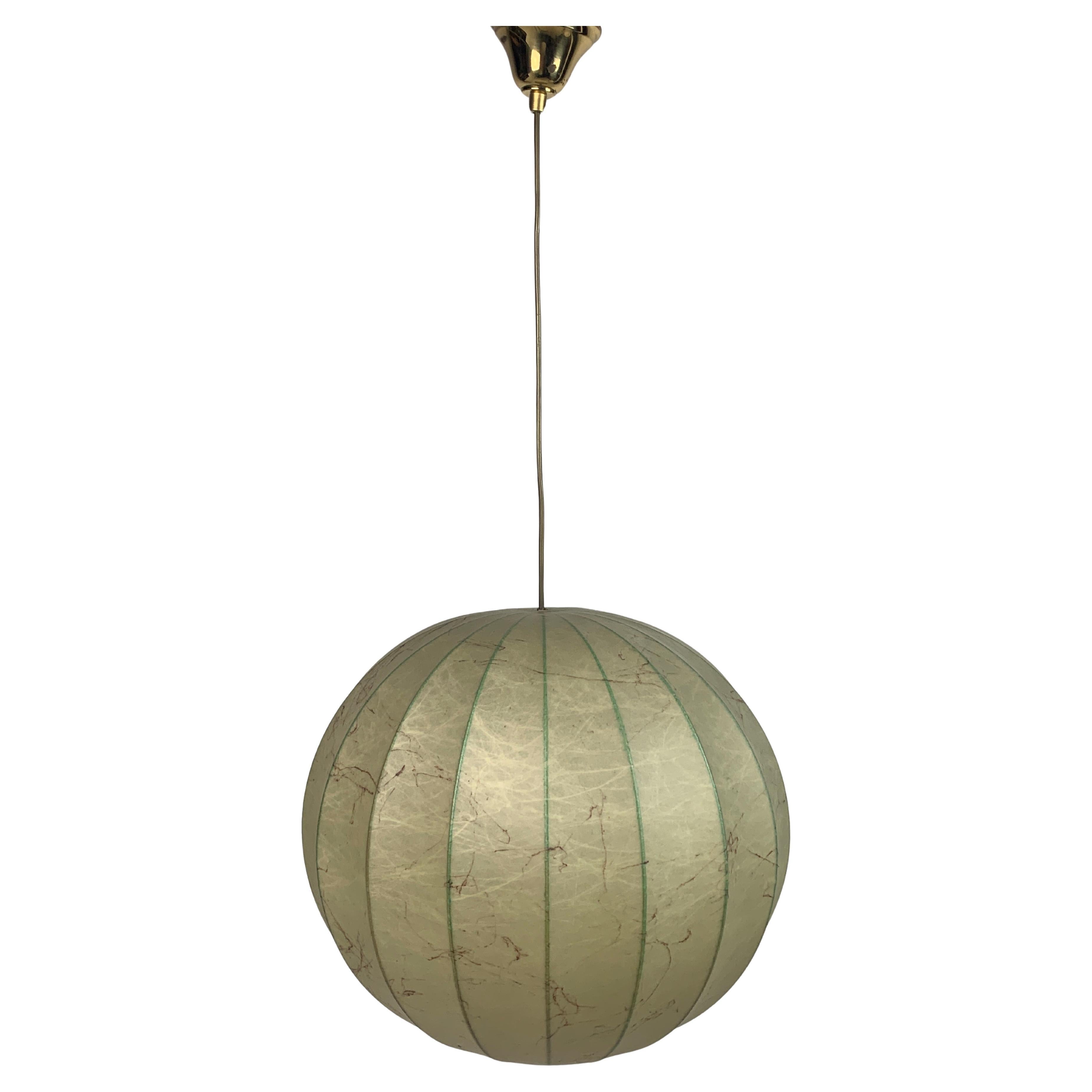 Mid-Century Space Age Cocoon Hanging Pendant Lamp, 1960s
