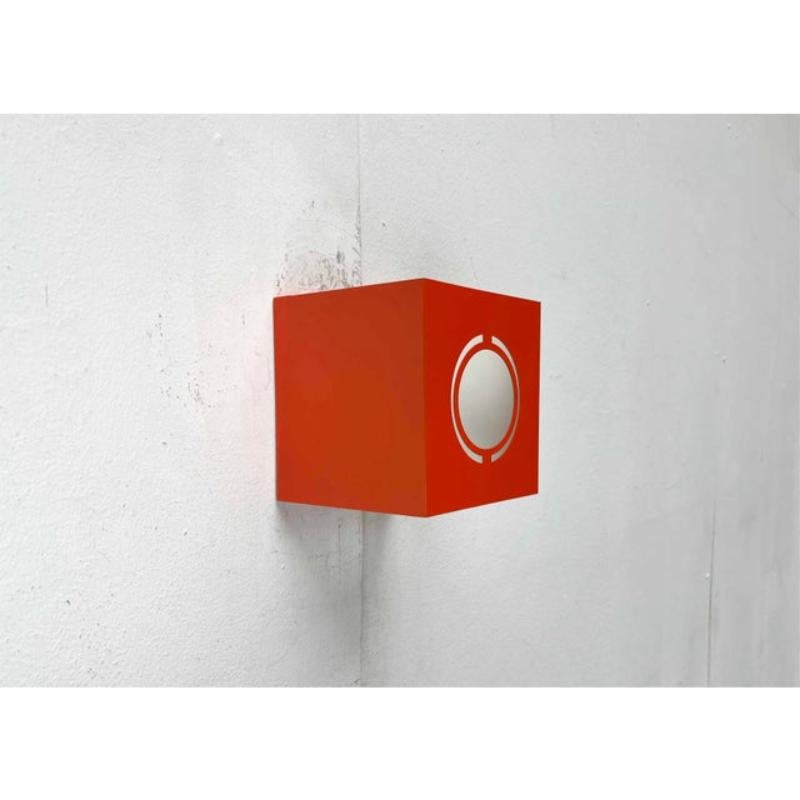 XX secolo Lampada da parete a cubo dell'era spaziale di metà secolo, anni '60 in vendita