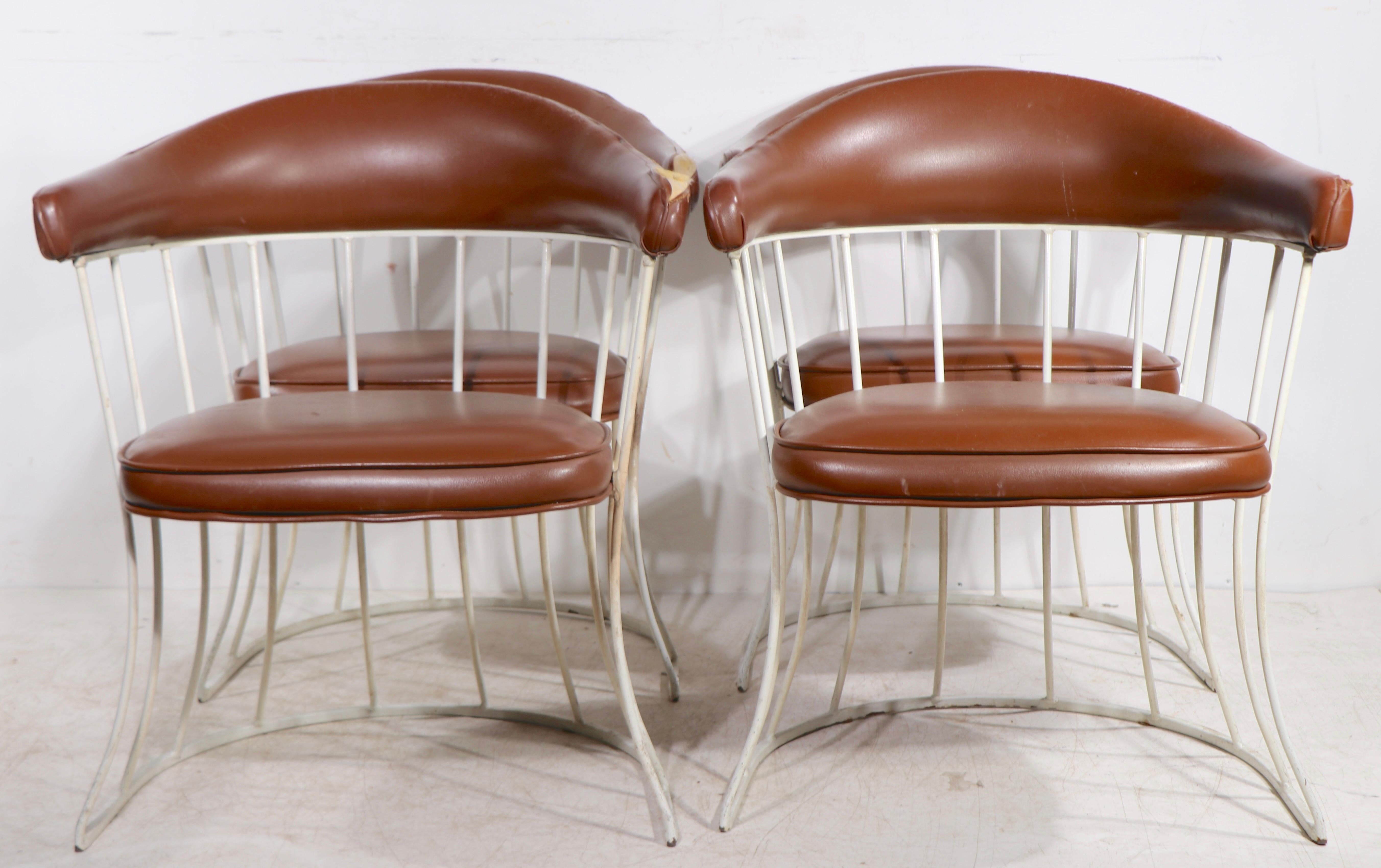 Naugahyde Ensemble de cuisine de la dernière ère spatiale de Richard McCarthy pour Selrite, années 1970 en vente