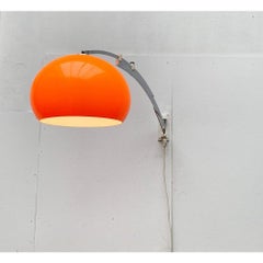 Mid-Century Space Age Extendable Arc Wall Lamp, 1960s