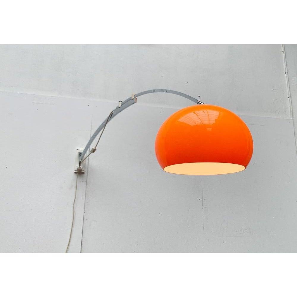 XX secolo Lampada da parete ad arco estensibile di metà secolo A Space Age, anni '60 in vendita