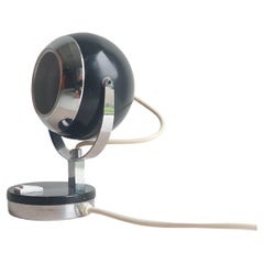 Vintage Mid Century Space age Eyeball Table Lamp By Veneta Lumi, Italy  70s