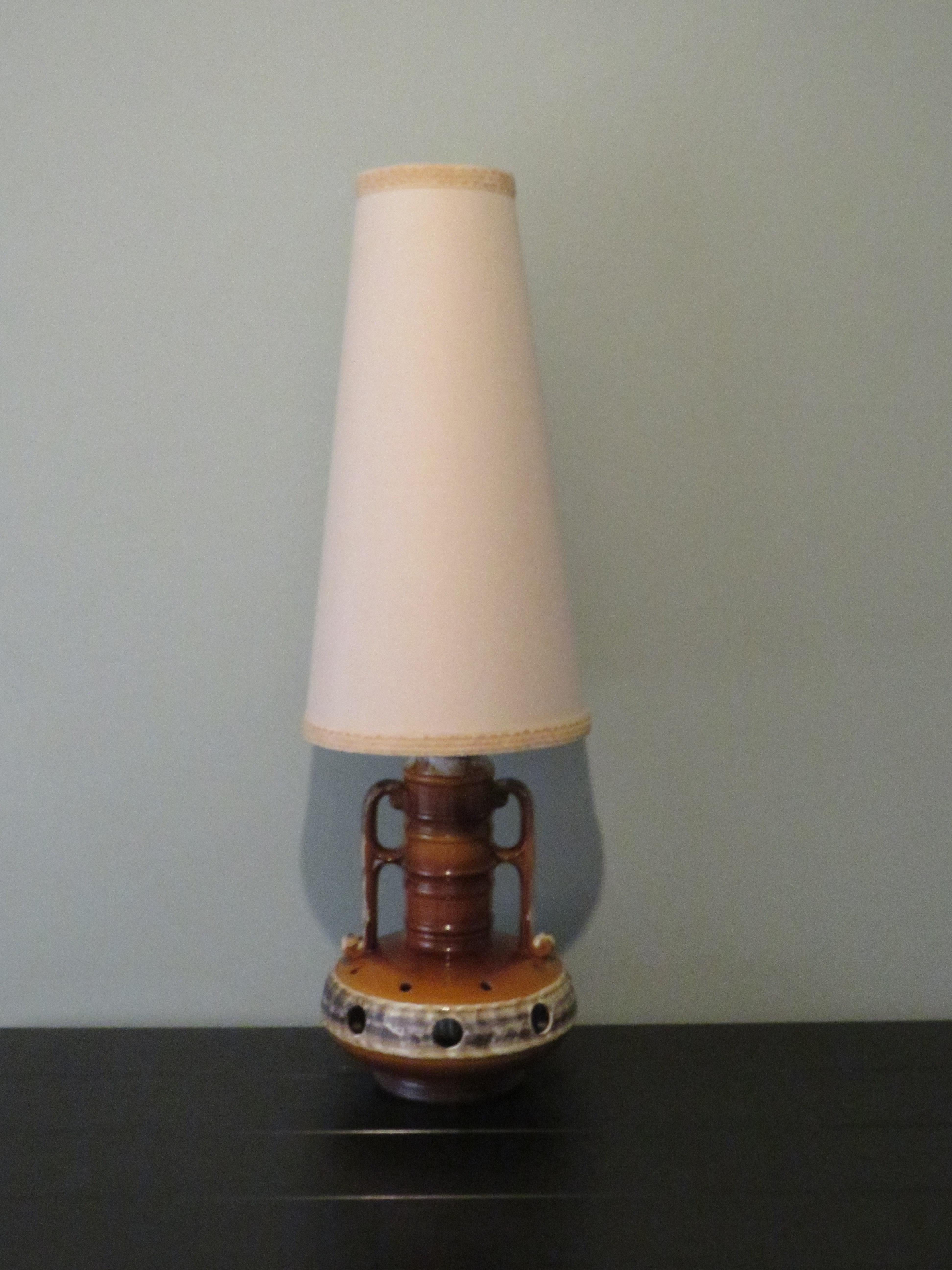 floor lamp with lava lamp