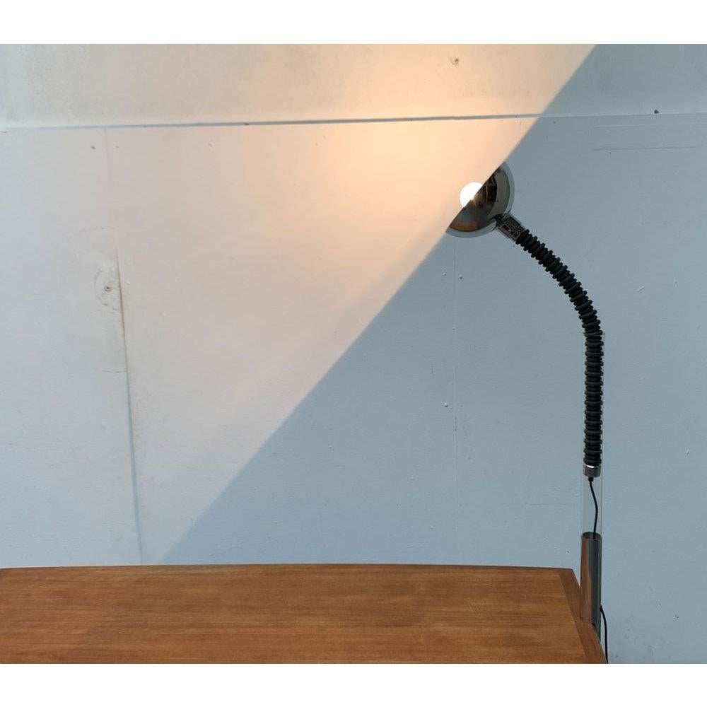 Mid-Century Modern Mid-Century Space Age Flexible Rubber Hose Table Clamp Lamp from Cosack, 1960s For Sale