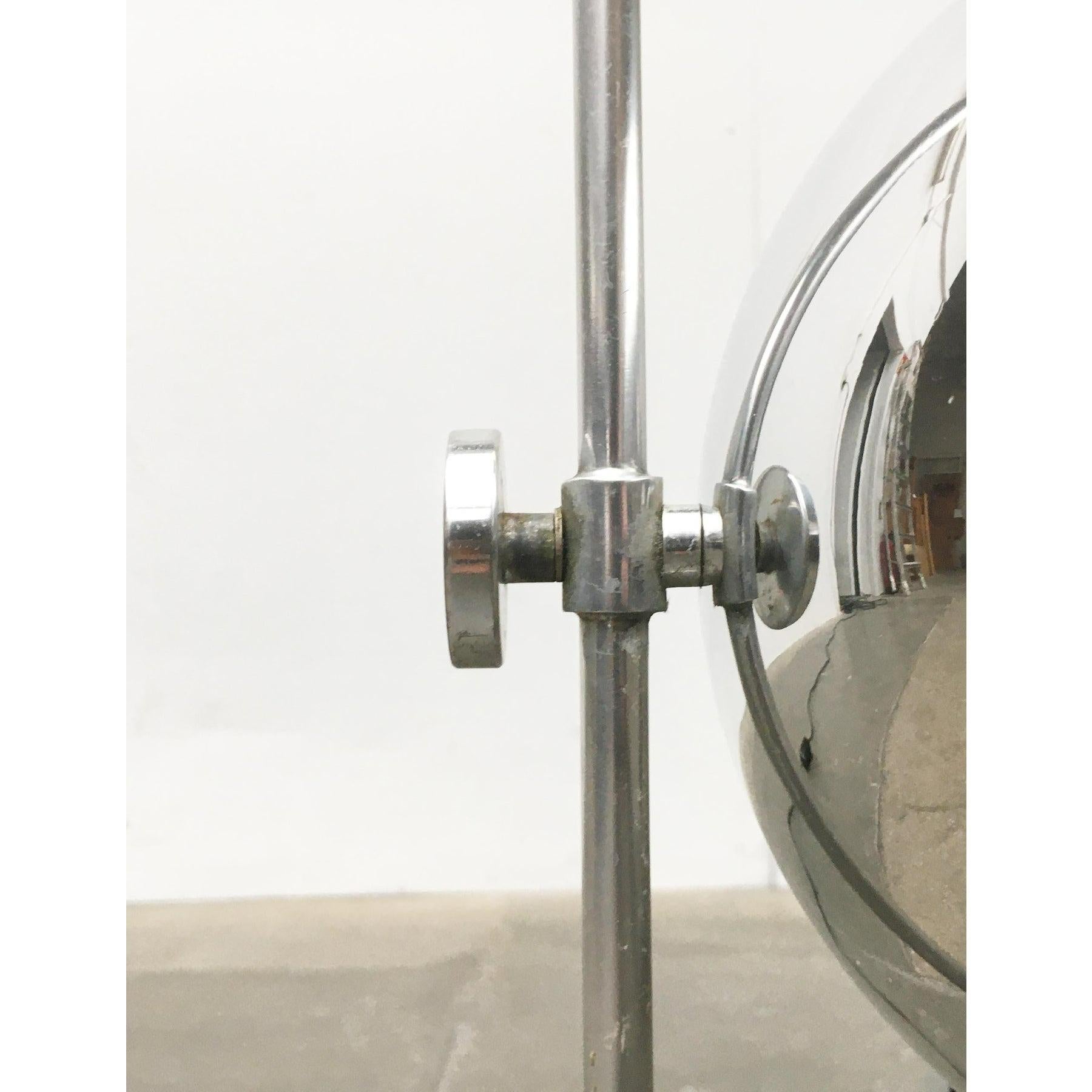Metal Mid-Century Space Age Floor Lamp, 1960s For Sale