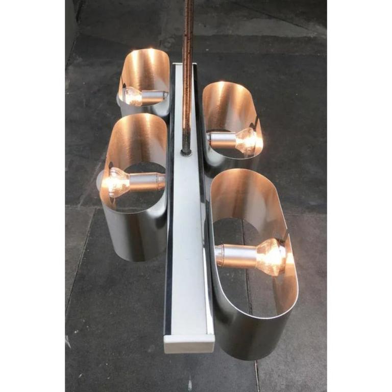 Mid-Century moderno Lampada da soffitto francese di metà secolo in stile Space AGE, anni '60 in vendita