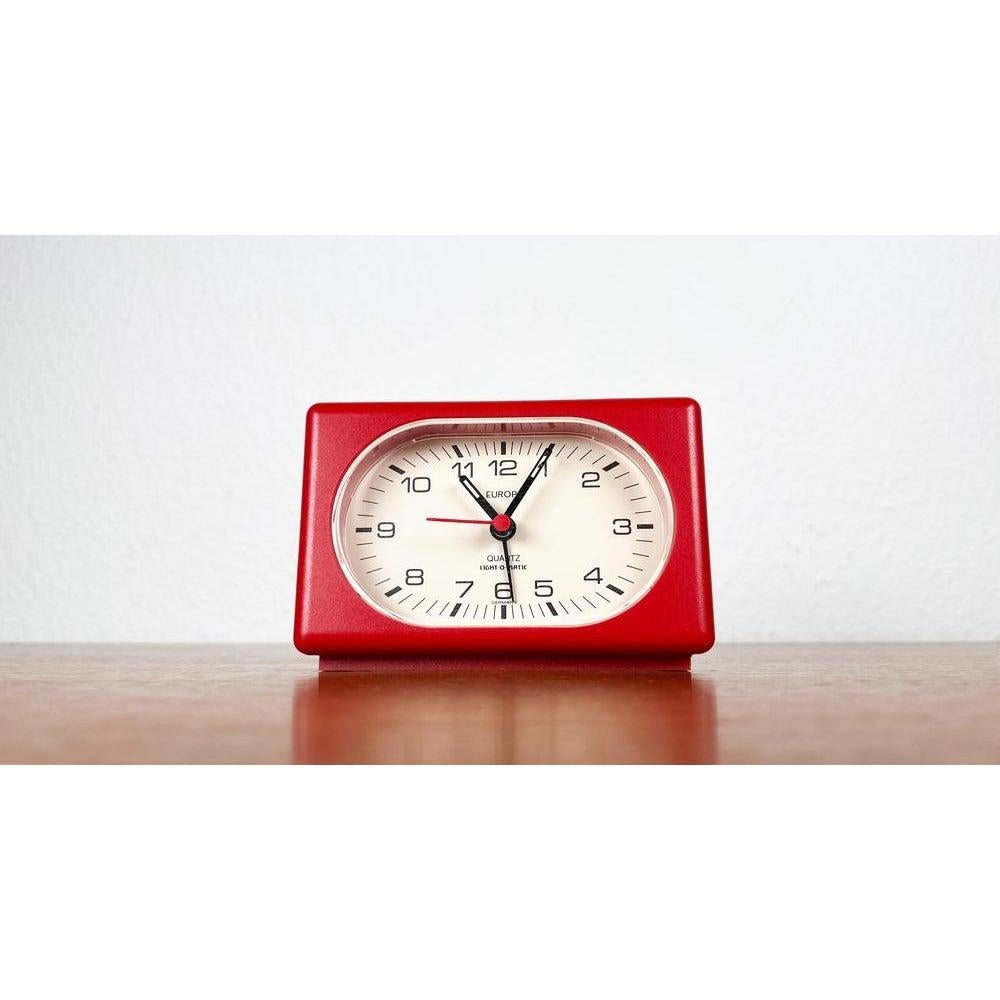Mid-Century Modern Mid-Century Space Age German Alarm Clock from Europa, 1960s For Sale