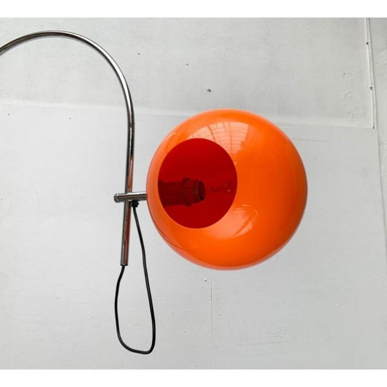 Lampada da terra tedesca ad arco di WILA, metà secolo, anni 60 in vendita 3