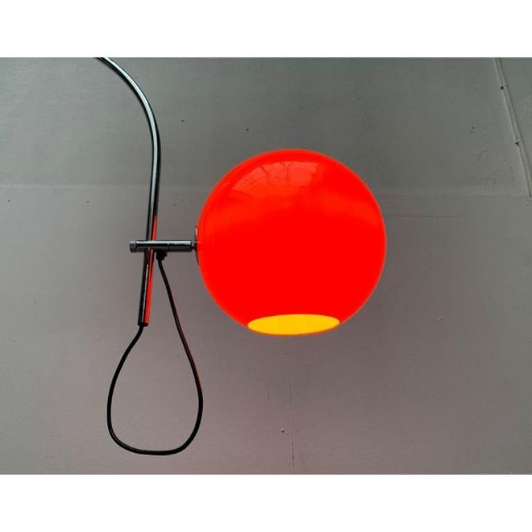 Lampada da terra tedesca ad arco di WILA, metà secolo, anni 60 in vendita 5