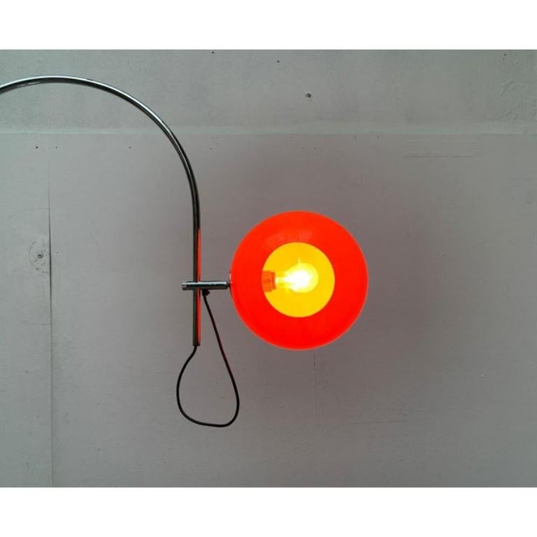 Space Age Lampada da terra tedesca ad arco di WILA, metà secolo, anni 60 in vendita