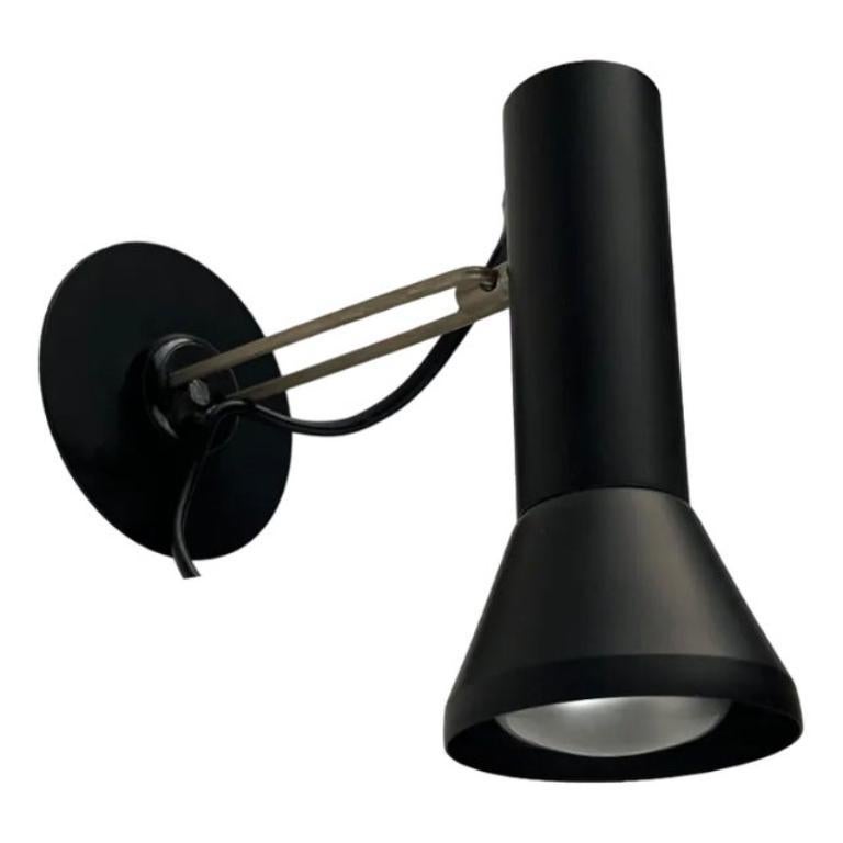 Mid-Century Space Age German GDR Wall Lamp from Narva, 1980s