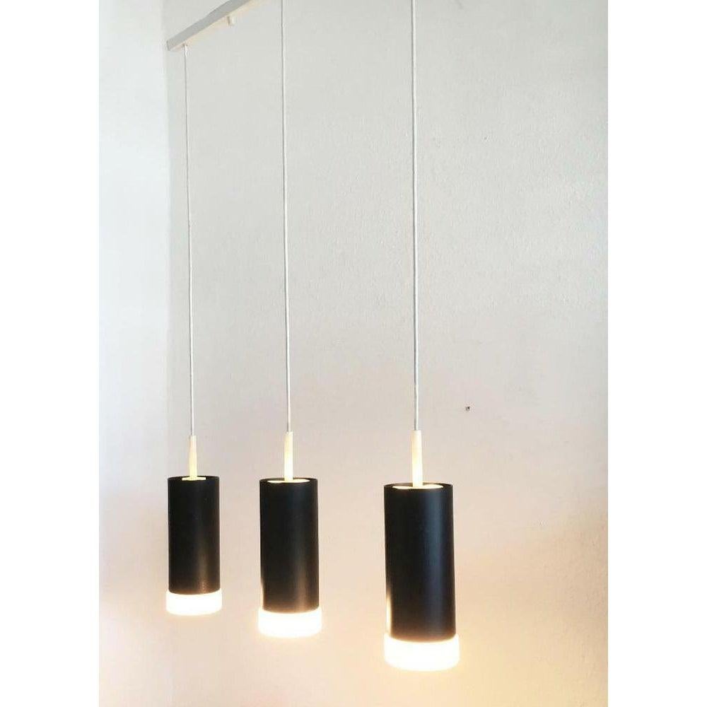 Tedesco Lampada a cascata a triplo pendente minimalista tedesca della metà del secolo A Space, anni '60 in vendita
