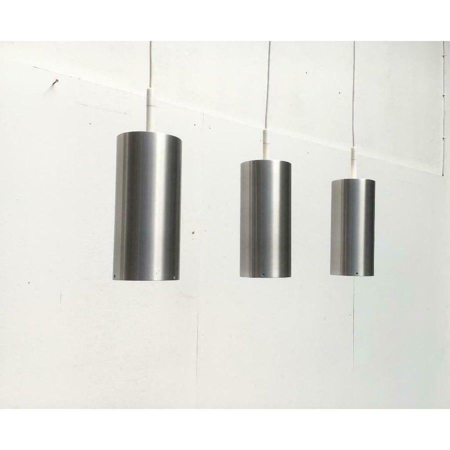 Metallo Lampada a cascata a triplo pendente minimalista tedesca della metà del secolo A Space, anni '60 in vendita