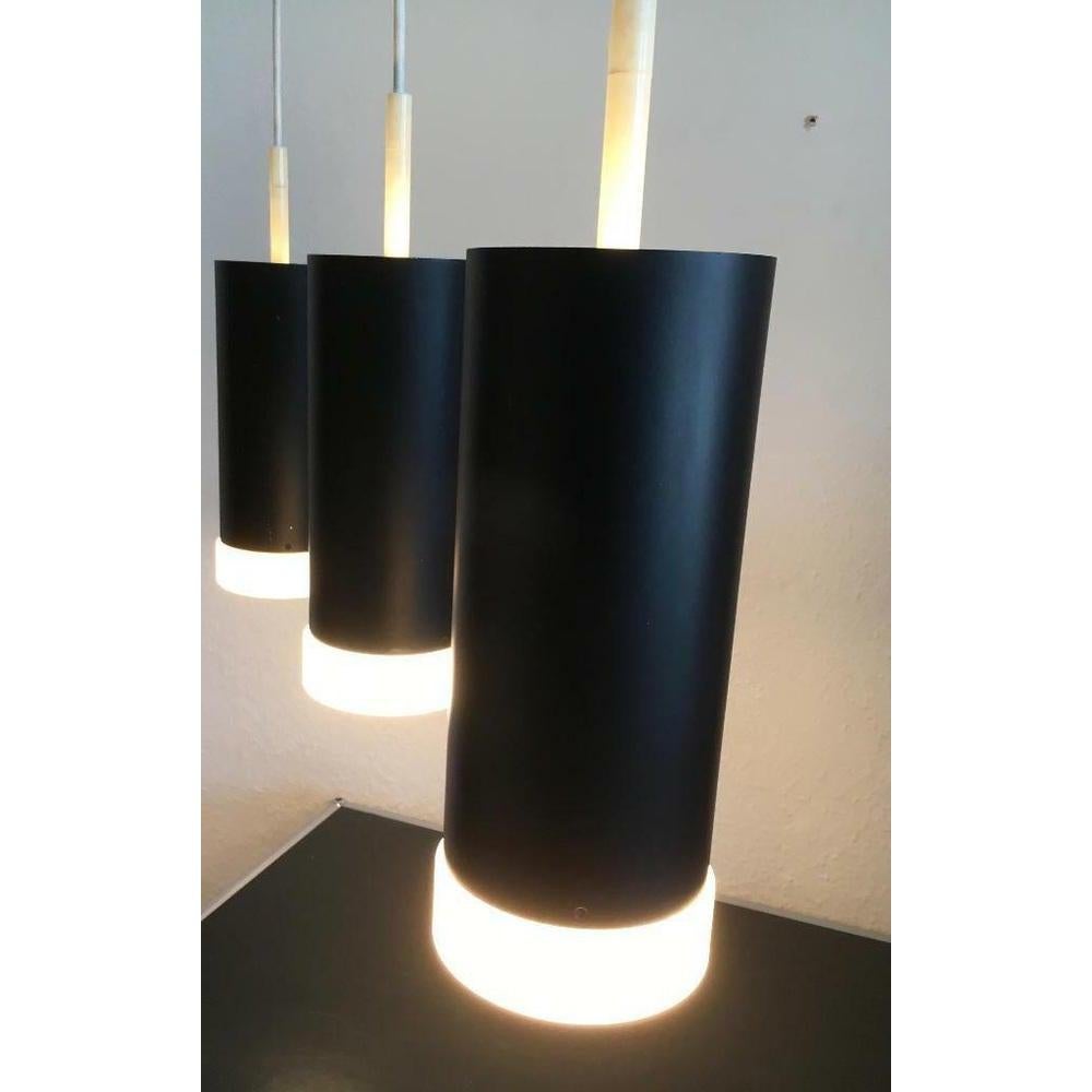 Lampada a cascata a triplo pendente minimalista tedesca della metà del secolo A Space, anni '60 in vendita 1