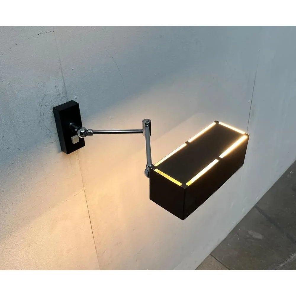 Tedesco Lampada da parete minimalista tedesca di metà secolo A Space AGE, anni '60 in vendita